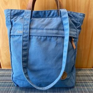 Fjallraven Totepack No. 1 Blue Ridge G-1000 Tote Bag Backpack Convertible
